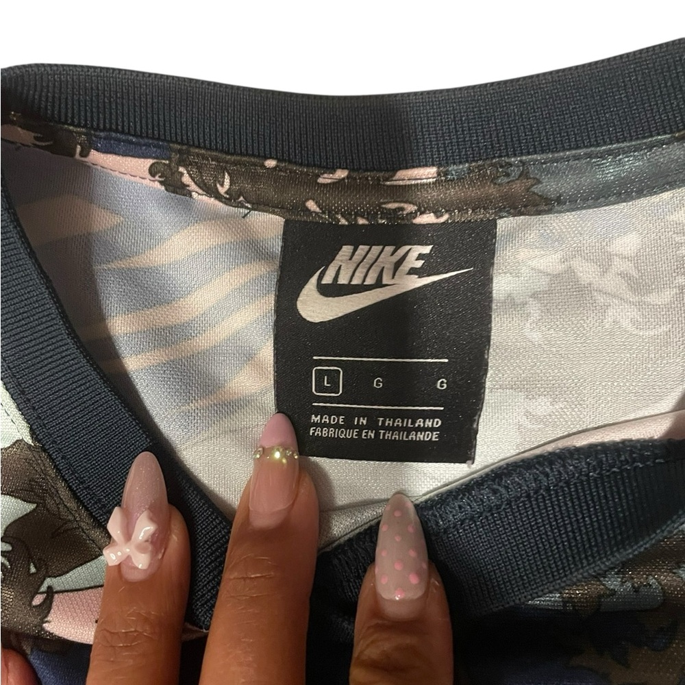 Nike Sports streetwear Icon Clash colorful all over print Short Sleeve Jersey L - Picture 4 of 4